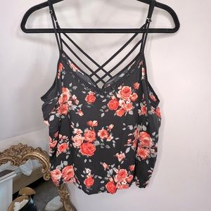 Rose tank top